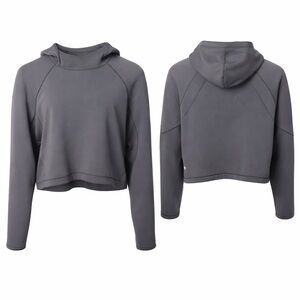 Lululemon | Black Cropped Hooded Pullover | 10